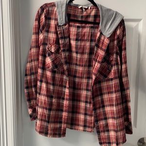 BKE flannel with hood